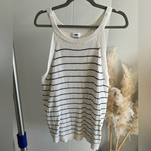 Old Navy Striped Knit Tank Top - XXL